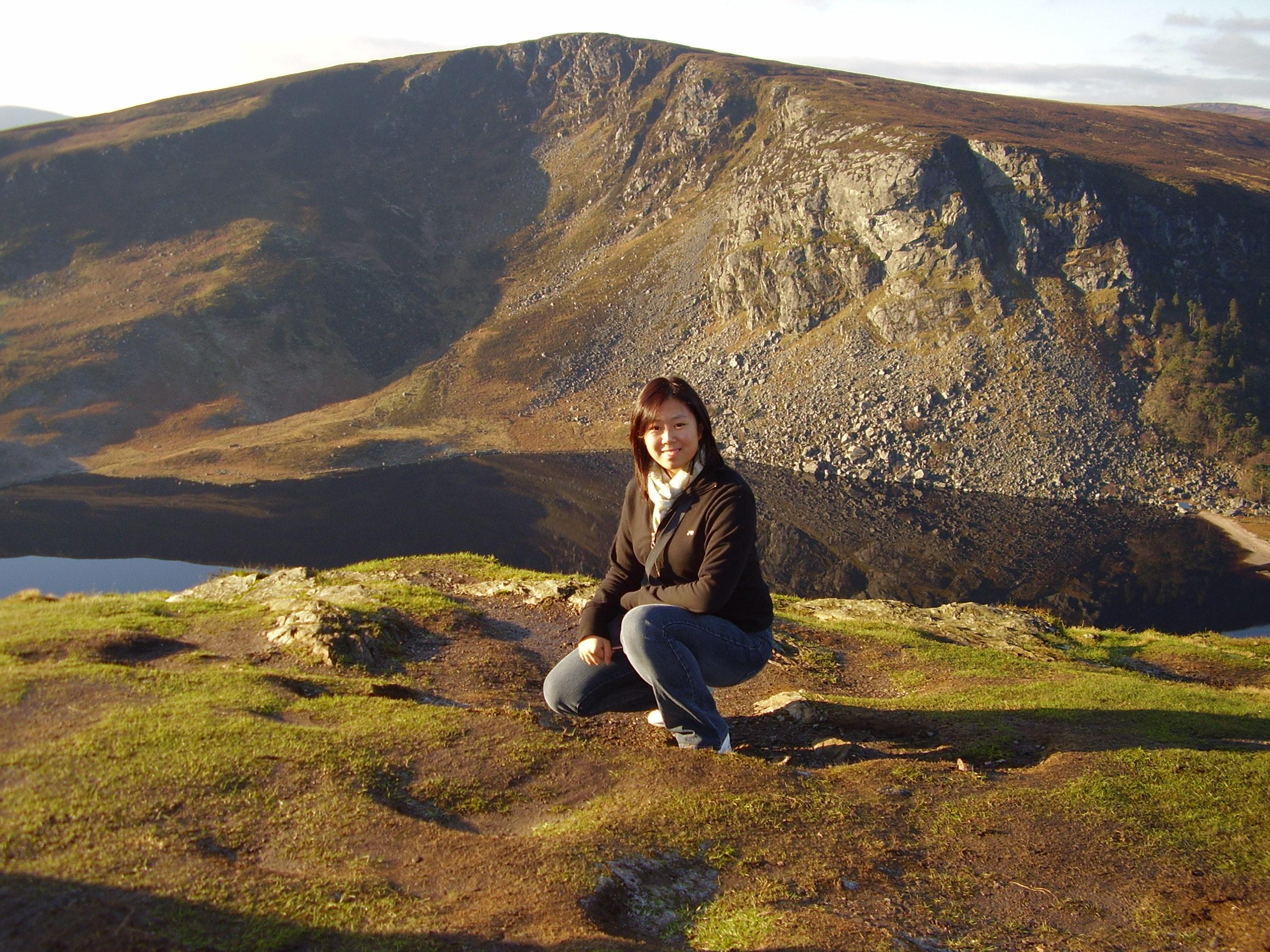me at Guinness lake, Ireland